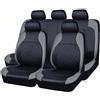 MMDXDLX Coprisedili Auto per Subaru Forester (SF SG SH SJ SK 1997-2025 2026), Impermeabile Set Completo, Cuscino Compatibile Airbag per Aggiornamento Interni,Grey