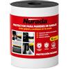 NURADA Protezione Parete Garage e Colonna Parcheggio - 1 Rotolo di Schiuma Autoadesiva 2m x 20cm x 6.5mm, Imbottitura Antiurto per Portiere Auto, Facile Installazione - Nero