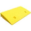 DEVNWIGMO Curb Ramp per Veicoli Auto Rampe Soglia Ponte Rampa Robusta in Pp Antiscivolo per Transito Sicuro Su Marciapiedi Adatto a Veicoli Auto Camion E C, H 7 cm Giallo
