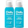 Chilly Senza Risciacquo, Detergente Intimo Senza Risciacquo Antibatterico, Da usare sulla Carta Igienica, Protezione igienizzante, Formula in Mousse a pH5, Con Anti-Odor, Clinicamente Testato - 100ml