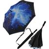 iX-brella Ombrello inverso automatico capovolto per aprire, Thunderstorm, 104 cm, Ombrello inverso