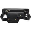 Generic rinascimentale - regolabile in vita, design multi-tasca con cerniere sicure, borsa in pelle vintage con tracolla staccabile, accessorio cosplay per costume da pirata, festival