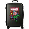 Marvel Avengers Sky Avengers Valigia media Nero 48x68x26 cms Rigida ABS Chiusura a combinazione numerica 70L 3,7Kgs 4 doppie ruote