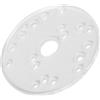 YUYTE Acrilico per Fresatrice Piastra di Base Universale in Acrilico con Viti Perno di Centraggio per Frese per Rifinitura in Legno - Compatibile con,