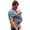Lalabu The Dad Shirt - Portabebè a mani libere per papà, Brook, XL