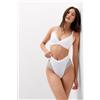Intimissimi Brasiliana Vita Alta In Cotone Bianco