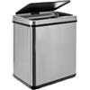 WELL HOME MOBILIARIO & DECORACIÓN WELL HOME - Pattumiera intelligente senza gambe con apertura automatica e contatto manuale, 30 l, 35,5 x 26 x 60 cm, colore: Grigio