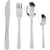 Salter BW06527 - set posate Bakewell Collection, 4 posizioni, 4 forcelle, 4 coltelli, 4 cucchiai, 4 cucchiaini da tè, 16 pezzi, impostare posate acciaio inox, scola posate da cucina