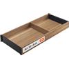 blum AMBIA-LINE Organizer per cassetti legno 42×20×5 cm | Noce Tennessee | Piedini antiscivolo - tenuta sicura senza incollare | Portaposate & divisorio effetto legno | Per cucina, bagno & armadio