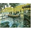 LegendArte - Stampa su tela - La Grenouillère - Claude Monet - Quadro su Tela, Decorazione Parete cm. 80x100