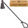 RTZEN Spegnimento candela decorativo, estintore per candele con manico lungo in ferro battuto, per spegnere facilmente qualsiasi candela in sala da pranzo, cucina, camera da letto, bagno o spa, fatto