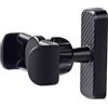 Generisch Supporto magnetico per telefono, supporto magnetico da palestra, 6,7 x 4,3 cm, clip regolabile a 360 gradi con base in metallo, supporto per telefono in ABS resistente, supporto per allenamento con