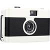 Jiawu Fotocamera a Pellicola da 35 Mm, Flash Incorporato con Messa a Fuoco Manuale Fotocamera Stile Vintage, a Pellicola Compatta con Design Riutilizzabile per Fotografia di Viaggio, Eventi,
