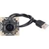 QWUUYEC Modulo Camera 2 MP, 180° Grandangolo, Auto Focus Manuale 2.5mm, USB 2.0 con Microfono Integrato - Alta Definizione, Compatibile Multi, Ideale per Riconoscimento Faciale e