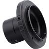 Bewinner Adattatore per Montaggio Telescopio Datyson da 1,25 e Anello a T per Fotocamere DSLR - Lega di Alluminio, vestibilità Universale, Astrofotografia