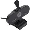 Cuifati Webcam 2K, Fotocamera per Computer USB con Messa a Fuoco Automatica PDAF da 5 MP, Webcam Plug and Play Grandangolare da 70° con Microfono Integrato per Videoconferenze