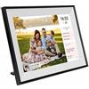 Hyuduo Calendario Intelligente da 10,1 Pollici Cornice per Foto Digitale Touchscreen Organizzatore Familiare con Display HD Sincronizzazione WiFi per gli Orari di Casa e Ufficio