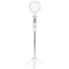 Sonew Treppiede Selfie Stick, Quadripiede Portatile Ruotabile a 360 Gradi con Telecomando Bluetooth e Luce di Riempimento, per Streaming Live Video TikTok e Fotografia Smartphone