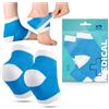 SULPO 3 paia di calzini con inserto in silicone, protezione per il tallone per la cura dei calli, traspiranti, protezione per il tallone, comodi calzini in silicone