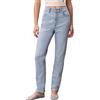 Calvin Klein Jeans da Donna EU New Mom Jean Blue Rain LV047E618G, Blu (Blue Rain), 56 W/32L, Blu (Blue Rain), 26W x 32L