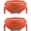 Vibsky per Tagliabordi Black Decker - Tappo di Copertura per Rocchetto per GL9035, GL8033, GL7033 - Pezzo di Ricambio 90583594 2 Pezzi decespugliatore per Black Decker