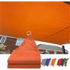 GYUEZX Tenda a Vela Impermeabile,Rettangolare Telo Ombra 2x2m,Vela Ombreggiante Protezione Raggi UV 95%, Tenda Parasole per Esterno, Giardino,Piscina,Terrazzo,Balcone,Patio (Arancione)
