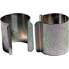 KALEMBAL Clip di fissaggio per telone serra 25 x 30 mm (x20 pz) - Metallo zincato - Inossidabile - Molto resistente