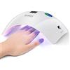 SUNUV Lampada Unghie UV LED Lampada per Unghie Rosa con Sensore Di Avvio Automatico, Display LCD e Timer 30/60/99s