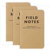 Field Notes - Quaderno per appunti in tinta unita, confezione da 3