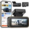 70mai A810 Lite Dash Cam Auto 4K +1080P, 5GHz WiFi, Doppia Telecamera per Auto con GPS, Support 4G LTE, HDR, Visione Notturna, Parcheggio 24/7, Sensore G, Registrazione in Loop, F1.55, Scheda da 64 GB