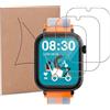 MEMELOKA Pellicola per SaveFamily SaveWatch Plus 4G, 3 Pezzi HD Trasparente Protezione Schermo in TPU Morbido, Anti-Graffio e Senza Bolle Pellicola Protettiva per SaveFamily SaveWatch Plus 4G