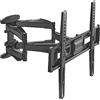CAVO Motion Supporto a parete per TV per schermi da 32 a 70 pollici fino a 45 kg, Max VESA 400 x 400 mm Supporto girevole e inclinabile per TV e monitor piatti e curvi