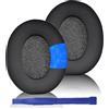 Adhiper WH-CH710N Cuscinetti auricolari di ricambio in gel di raffreddamento per cuffie wireless Sony WH-CH700N, WH-CH710N, WH-CH720N, cuscinetti auricolari con morbida memory foam-Nero