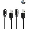yystao - Cavo di ricarica USB magnetico per smart watch LIGE da 2,02, compatibile con LIGE TX1, 2 pezzi
