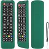 CTRLBETTER Custodia per telecomando in silicone compatibile con Samsung BN59-01175N BN59-01189A BN59-01315B TV telecomando copertura protettiva antiurto con cordino (verde)