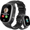 POKUJNFY Smartwatch Bambini GPS Telefonate Chat Contatti SOS Giochi IP68 Impermeabile Sveglia Modalità Classe Digitale Orologio Smartwatch Bambini Bambino Bambina Compleanno Regalo