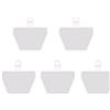 gofidin 5PCS Cordino Guarnizione Tether Catena Corda Fibbia Cordino Cinghia Collo Cordino Accessori