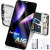 Atwist Schermo LCD per Oppo A16 / Oppo A16s LCD Display per Oppo A16 LCD Display per Oppo A16 CPH2269 Digitalizzatore Schermo Full Assemblato con Kit di Riparazione (Nero con Telaio)
