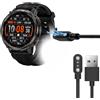 Blueshaweu Cavo di ricarica compatibile con KOSPET Tank T4C Smartwatch da 1,5, cavo di ricarica per KOSPET Tank T4C Smartwatch (USB A, nero)