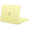 MOSISO Custodia Compatibile con MacBook Neo 13 pollici Cover, Modello A3404 Versione 2026 con Chip A18 Pro, Case Rigida Protettiva Antigraffio, Giallo Agrume