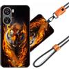 JEZSTHAI Cover Compatibile con ZTE Blade V50 Design Custodia in Silicone TPU Morbido con Cordino/Laccio Tracolla Cellulare,Antiurto AntiGraffio Protettiva Bumper Case con Disegno Motivi,Cover*A07