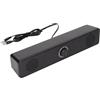Wakects Altoparlante per Computer, Soundbar Cablata da 3,5 Mm Alimentata Tramite USB da 6 W con Controllo del Volume, per PC Desktop Laptop Tablet Telefono Monitor Proiettore