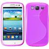 ebestStar - Cover Compatibile con Samsung S3 Galaxy i9300 i9305 Custodia Protezione S-Line Design Silicone Gel TPU Morbida e Sottile, Viola [Apparecchio: 136.6 x 70.8 x 8.6mm, 4.8'']