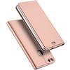 Verco Huawei P9 Lite Cover, Custodia a Libro Pelle PU per Huawei P9 Lite Case Booklet Protettiva [magnetica integrata], Rosa