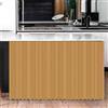 Odot Tende per Mobili da Cucina, Tinta Unita Tenda Corta Autoadesiva per Mobile Sottolavello Cucina - Antipolvere e Privacy - per Decorazione Armadietto (Fulvo,80x140cm)