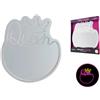 HI BEAUTY! - Specchio Acrilico con Illuminazione Neon da Parete - Design Moderno, Leggero e Resistente - Disponibile in Diverse Forme e Dimensioni (Queen)