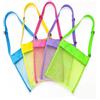 YEAMLTE Borsa Giochi Mare, 5 PCS Borsa Giochi Spiaggia Bambini, Borsa a Tracolla Regolabile Rete Porta Giochi Spiaggia, per Riporre Giocattoli e Conchiglie in Spiaggia