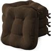 Codi Set di 4 cuscini per sedia 40 x 40 x 8 cm, extra spessi, comodi cuscini per sedia con rivestimento idrorepellente, lavabili, antiscivolo, in memory foam, per sedie da esterno e da giardino