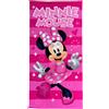 CARTOON Telo Mare Bambina Minnie Mouse 70x140 cm Asciugamano Microfibra 100% Poliestere Asciugatura Rapida Telo Spiaggia Piscina Rosa Disney Idea Regalo Minnie