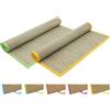 Tata Home SET 2 PEZZI Stuoia in Paglia da Spiaggia Pieghevole Telo Mare Arrotolabile Richiudibile con Laccetti Campeggio Yoga Misura 70x180 cm Più colori COLORE A SORPRESA